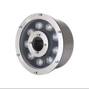 LED Stainless Steel Fountain Light With Center Whole